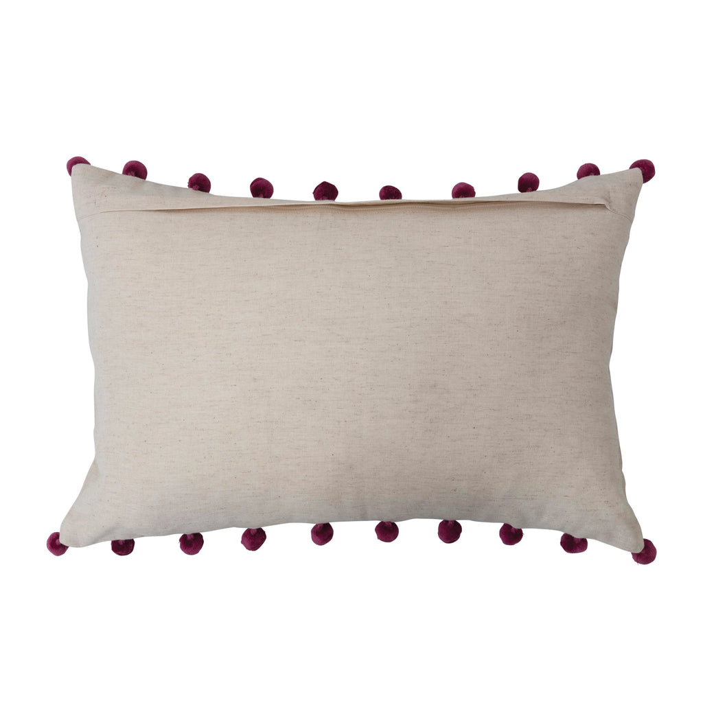 Cotton Linen Lumbar Pillow