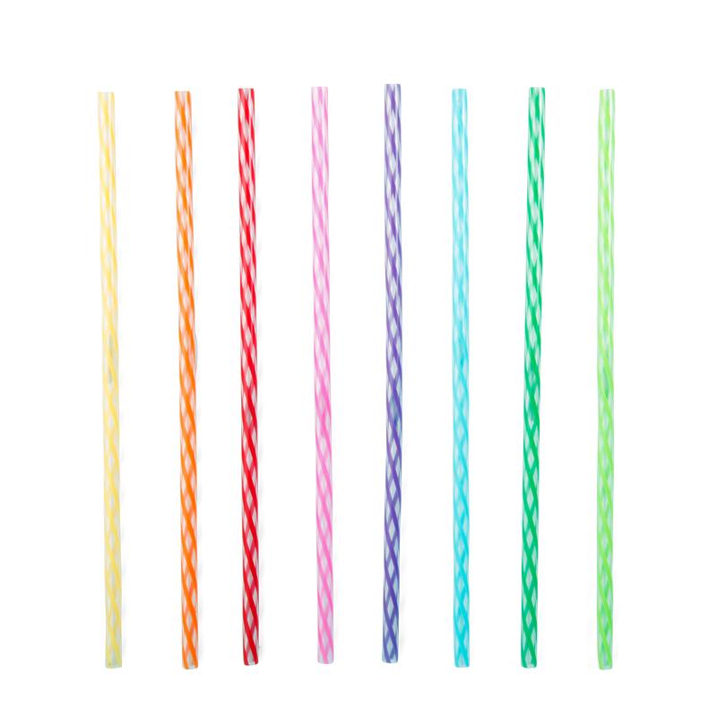 Rainbow Reusable Straws by Kikkerland Design