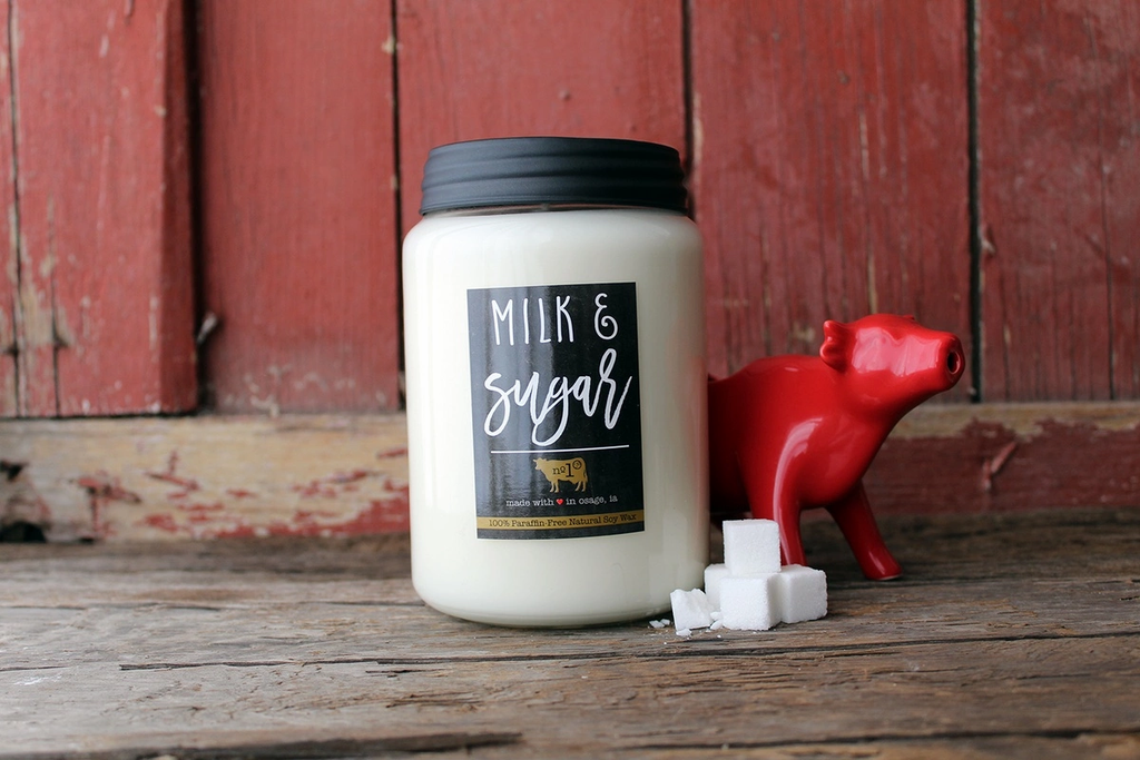 26 oz Milk & Sugar Candle by Milkhouse Candle co.