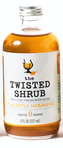 Pineapple Habanero Apple Cider Vinegar Drink Mixer by The Twisted Shrub