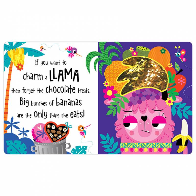 Two-Way Sequin Board Books  Make Believe Ideas   