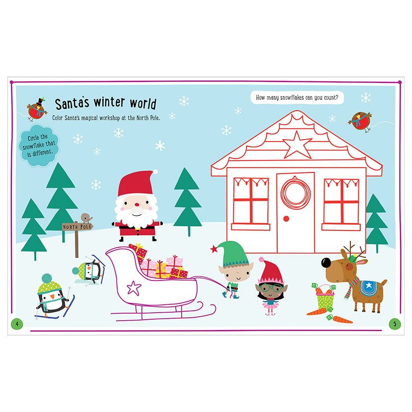 Happy Little Elves activity book