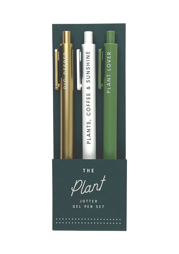 Plant Jotter Pen Set