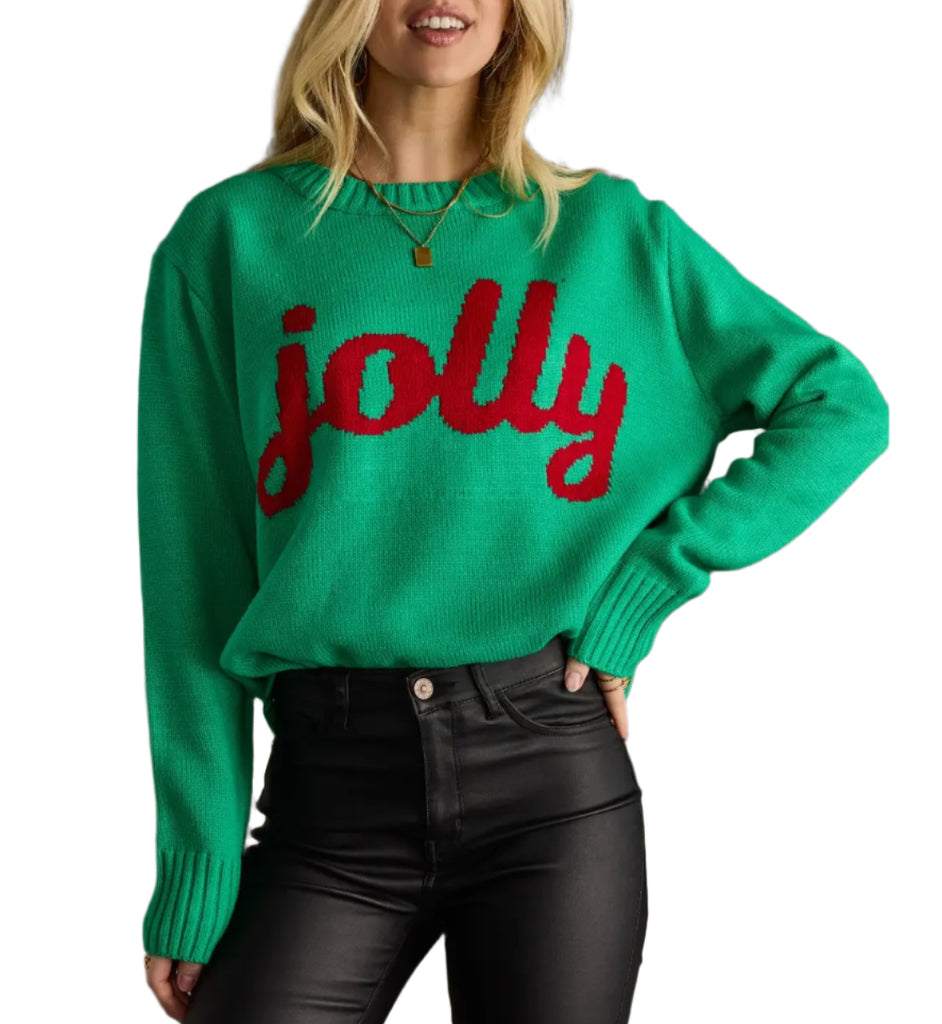 Green Jolly Sweater