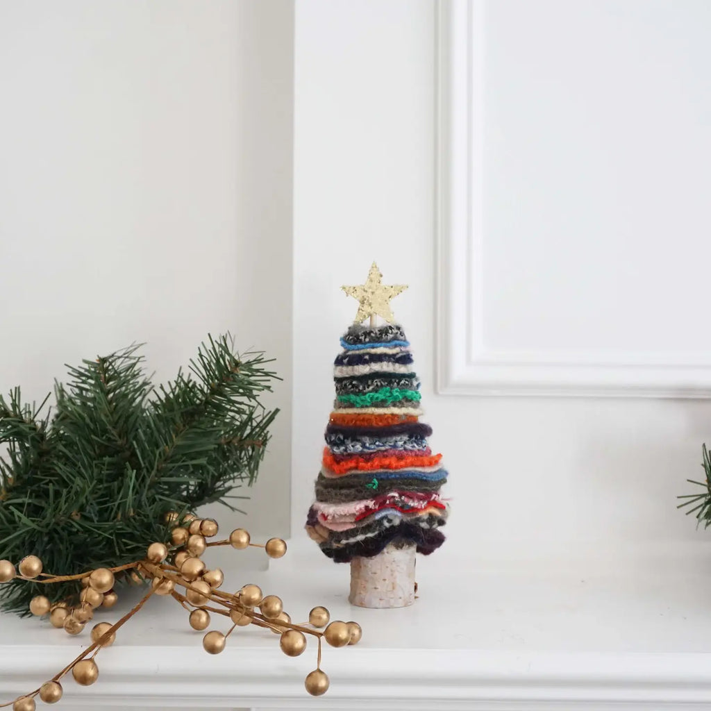 Felted Wool Christmas Trees