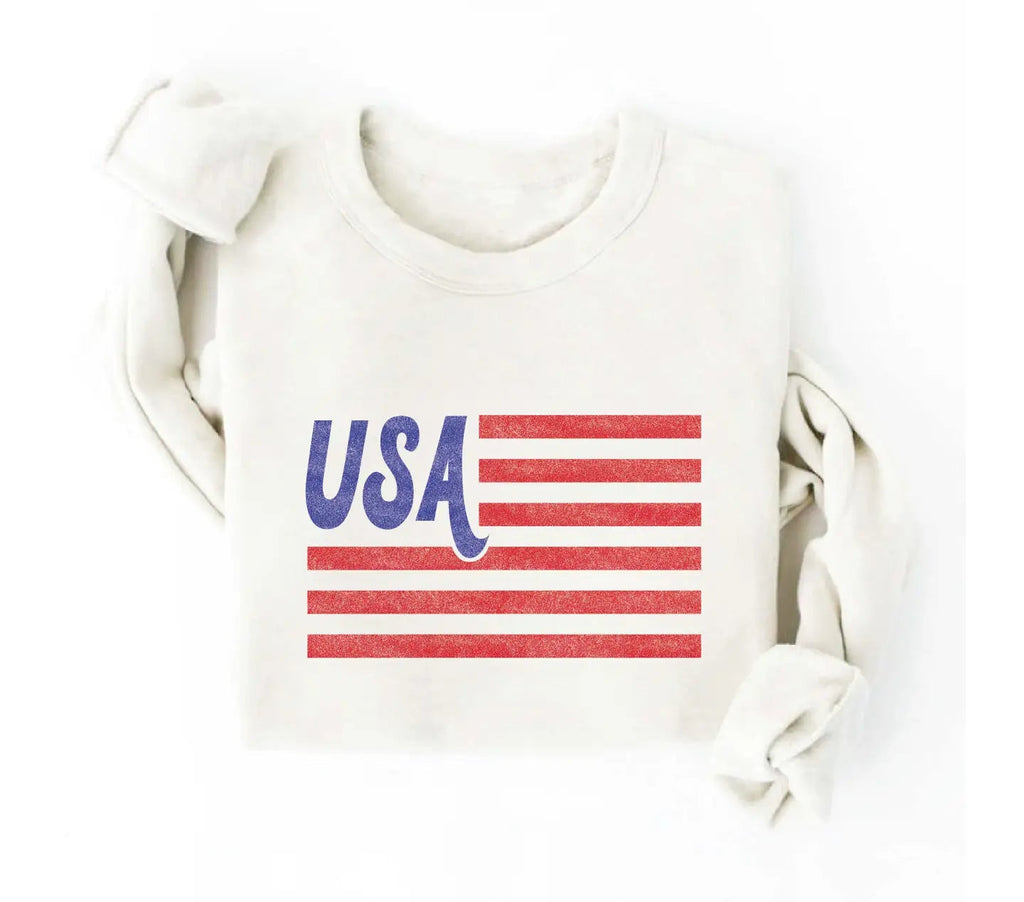 USA Flag Sweatshirt