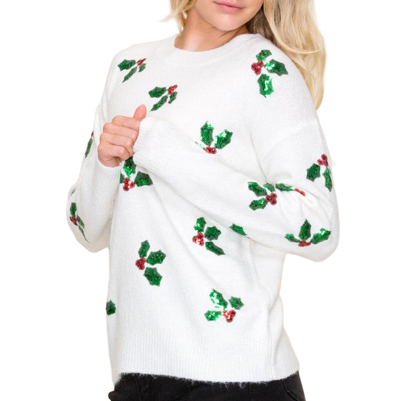 Christmas Mistletoe Sweater