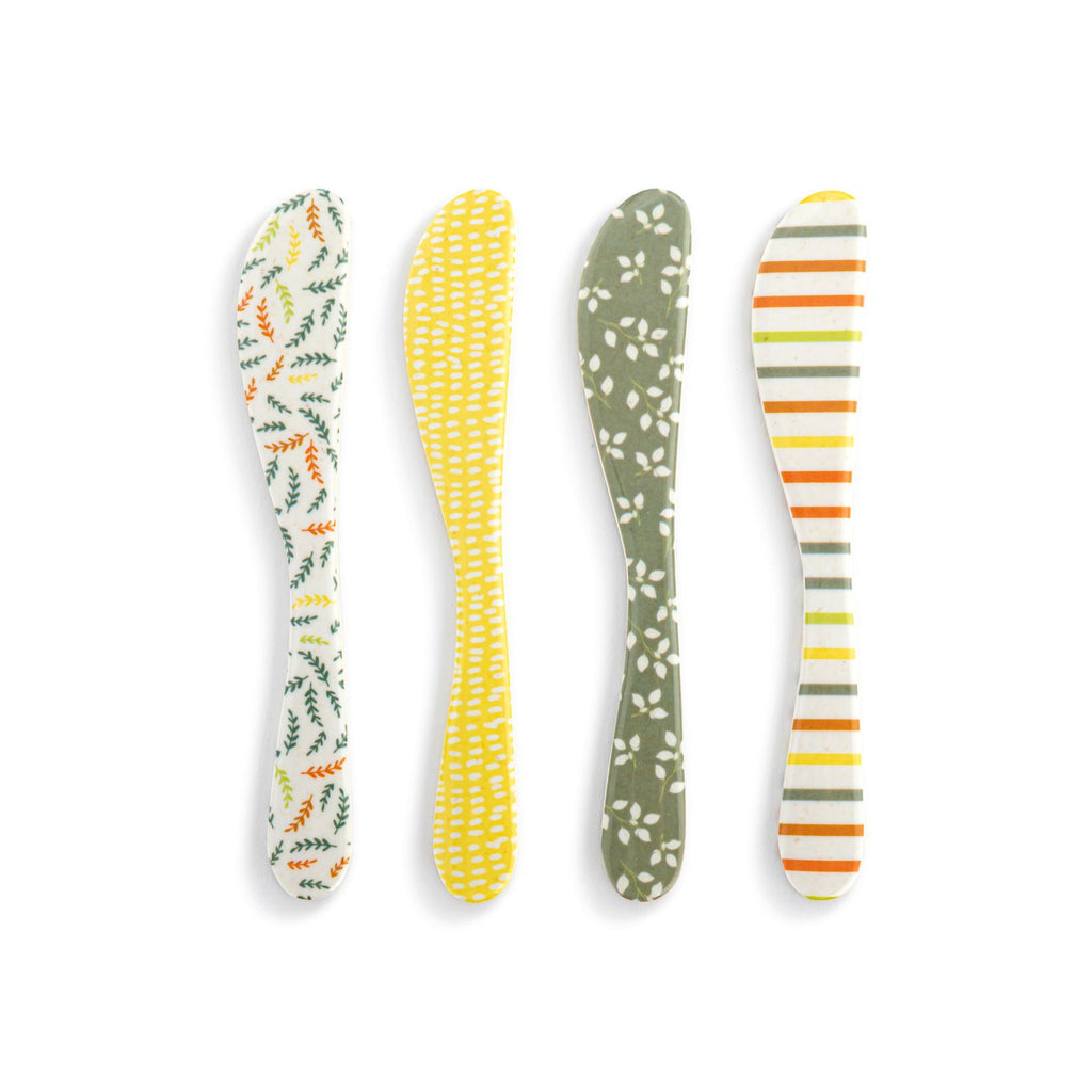 Warm Tones Bamboo Melamine Spreaders Set