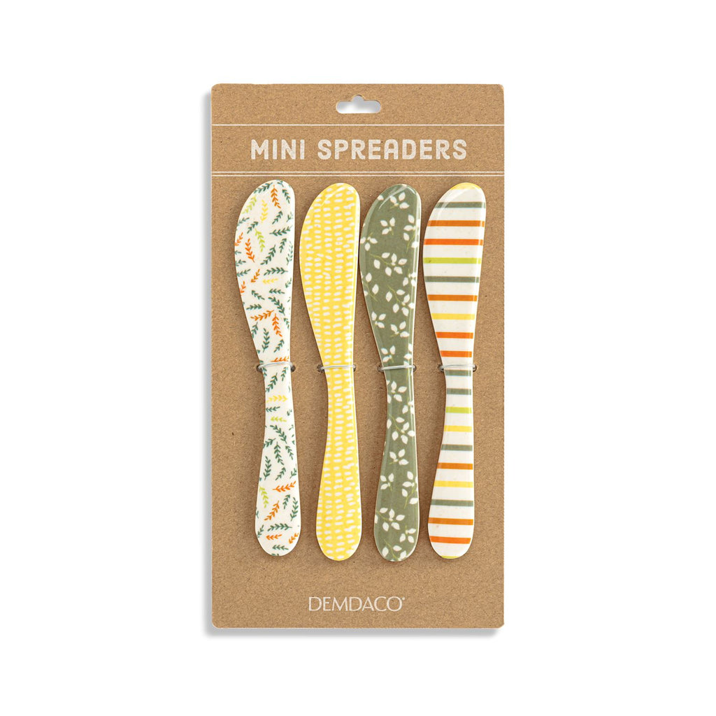Warm Tones Bamboo Melamine Spreaders Set