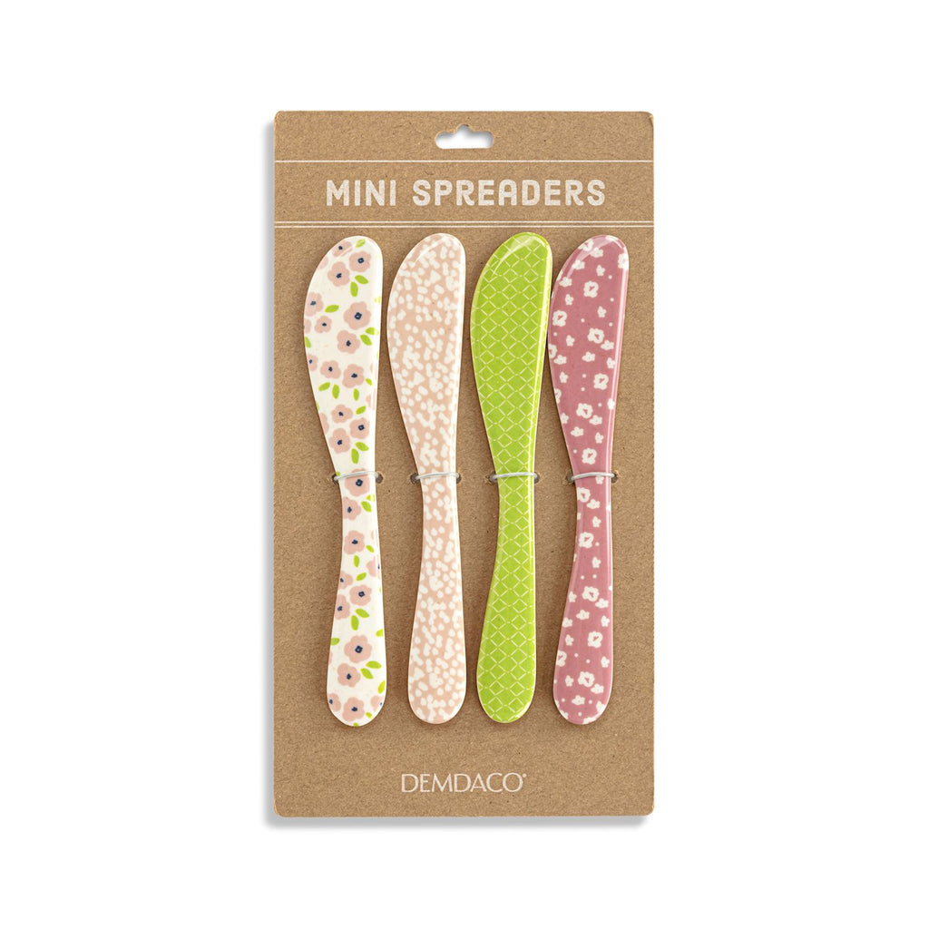 Pink Tones Bamboo Melamine Spreaders Set