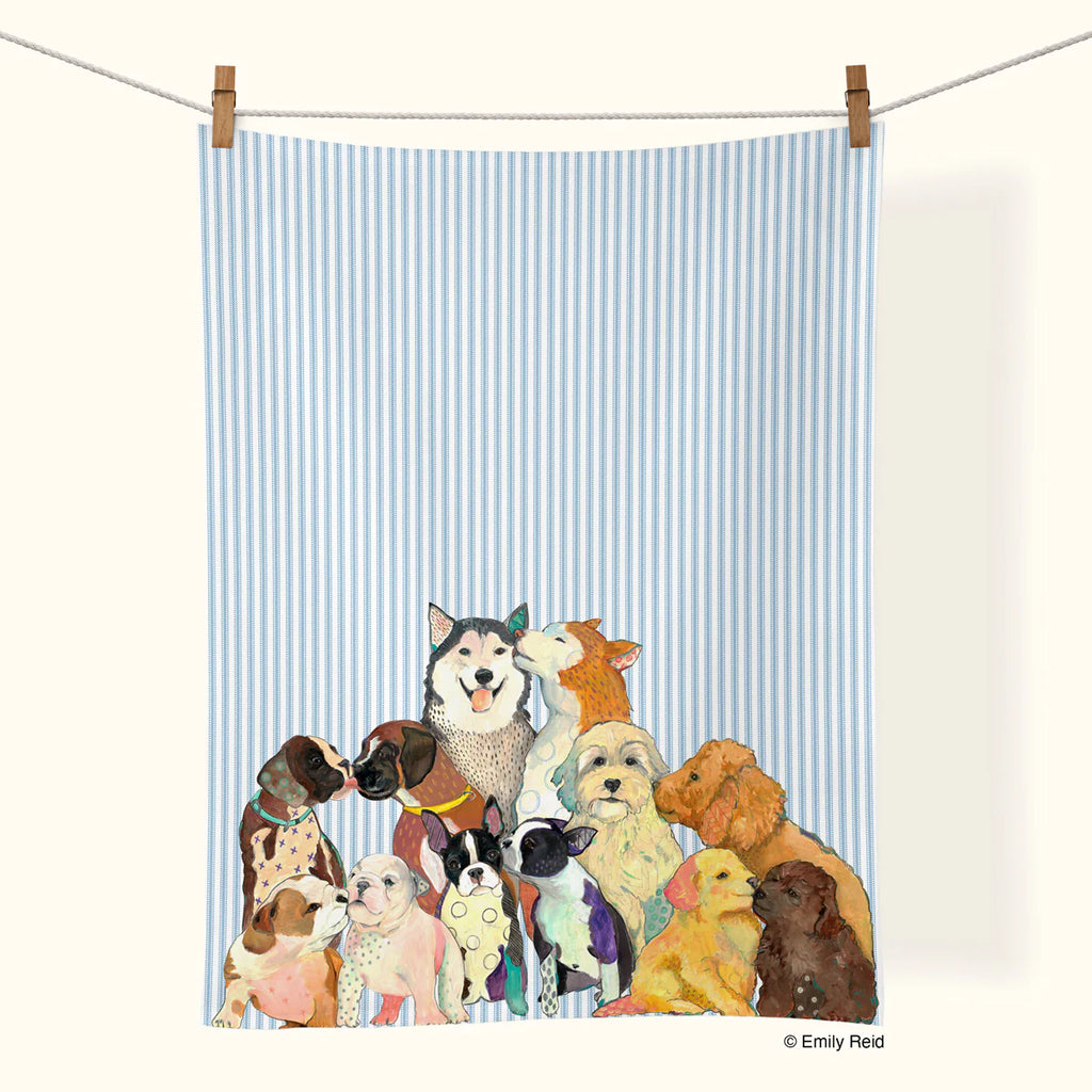 First Kiss Tea Towel  Werkshoppe   