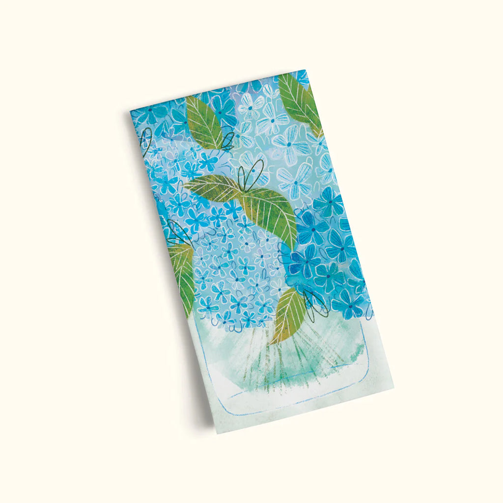 Blue Hydrangeas Tea Towel