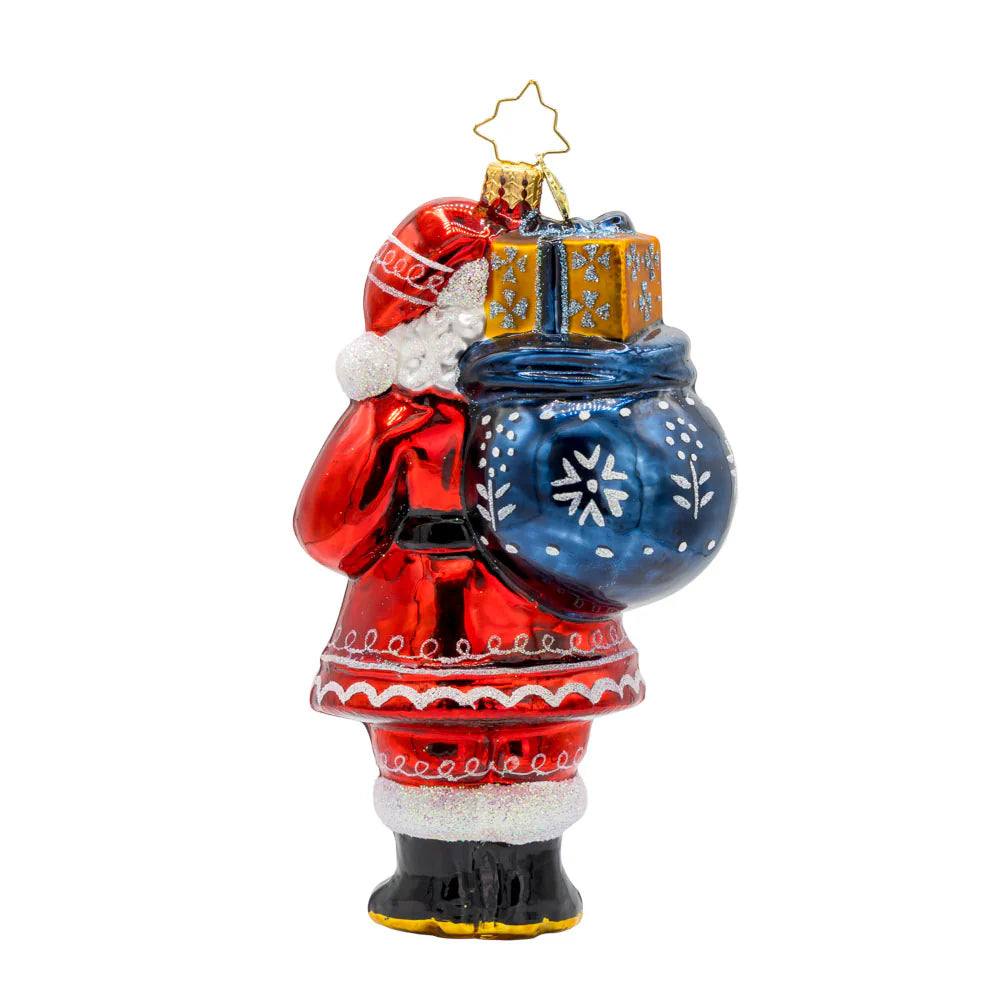 Folklore Father Christmas ornament