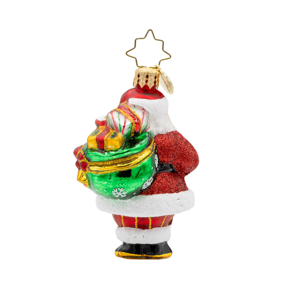 Starlit Holiday Delivery Gem ornament