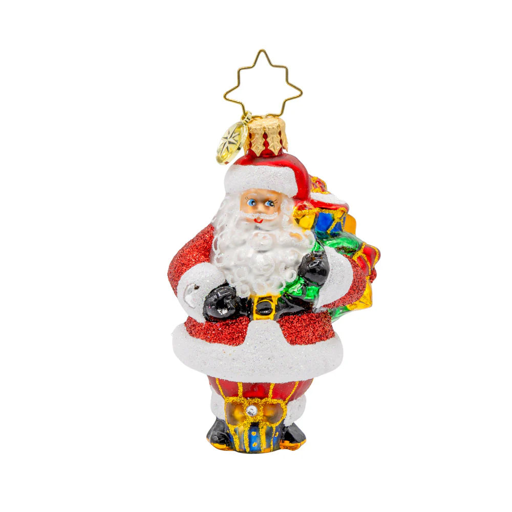 Starlit Holiday Delivery Gem ornament