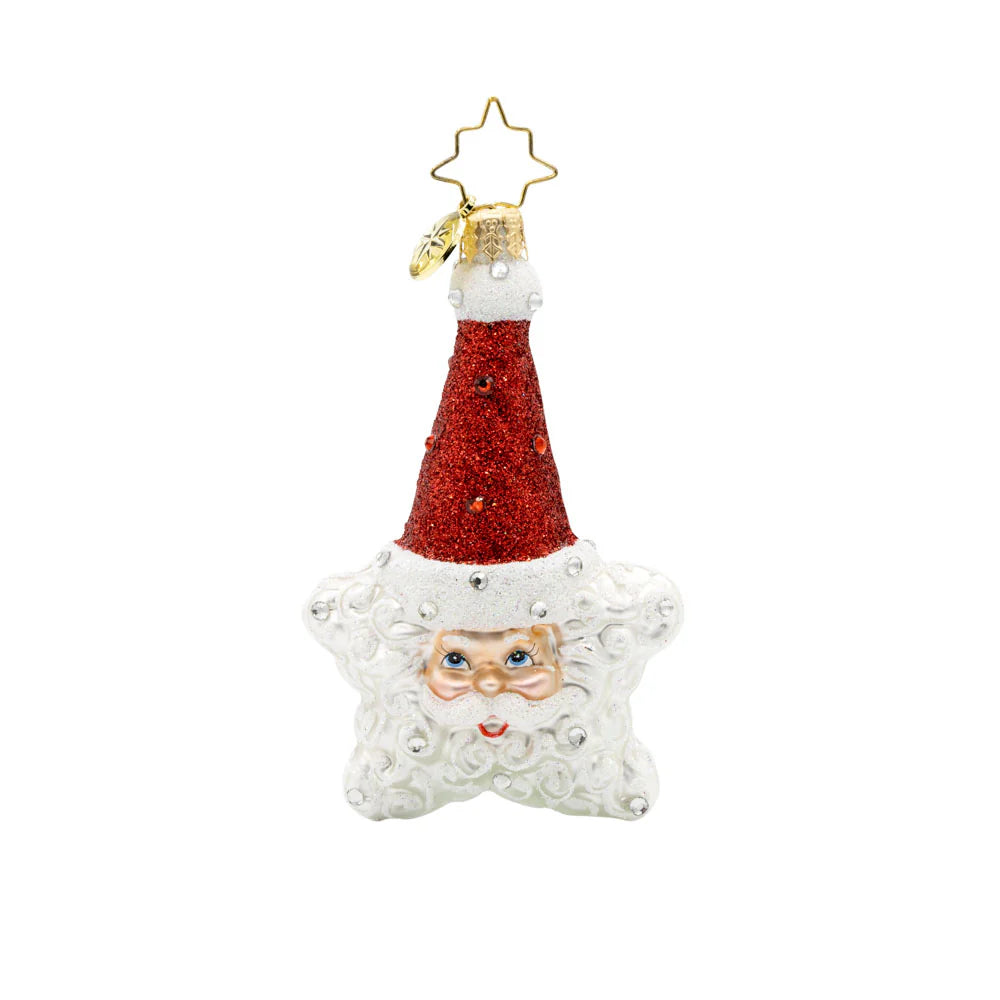 Santa's Star Power Gem ornament