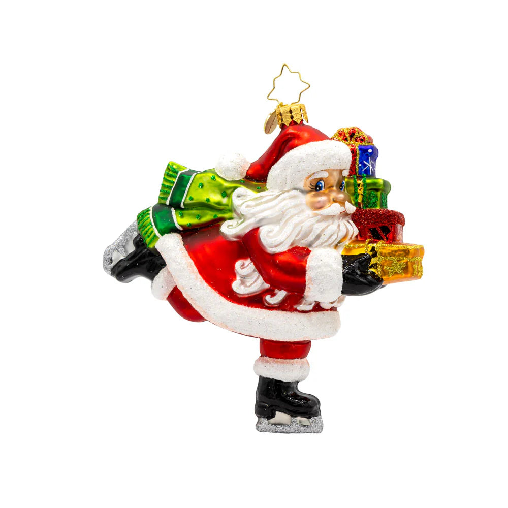 Dashing Through The Ice ornament
