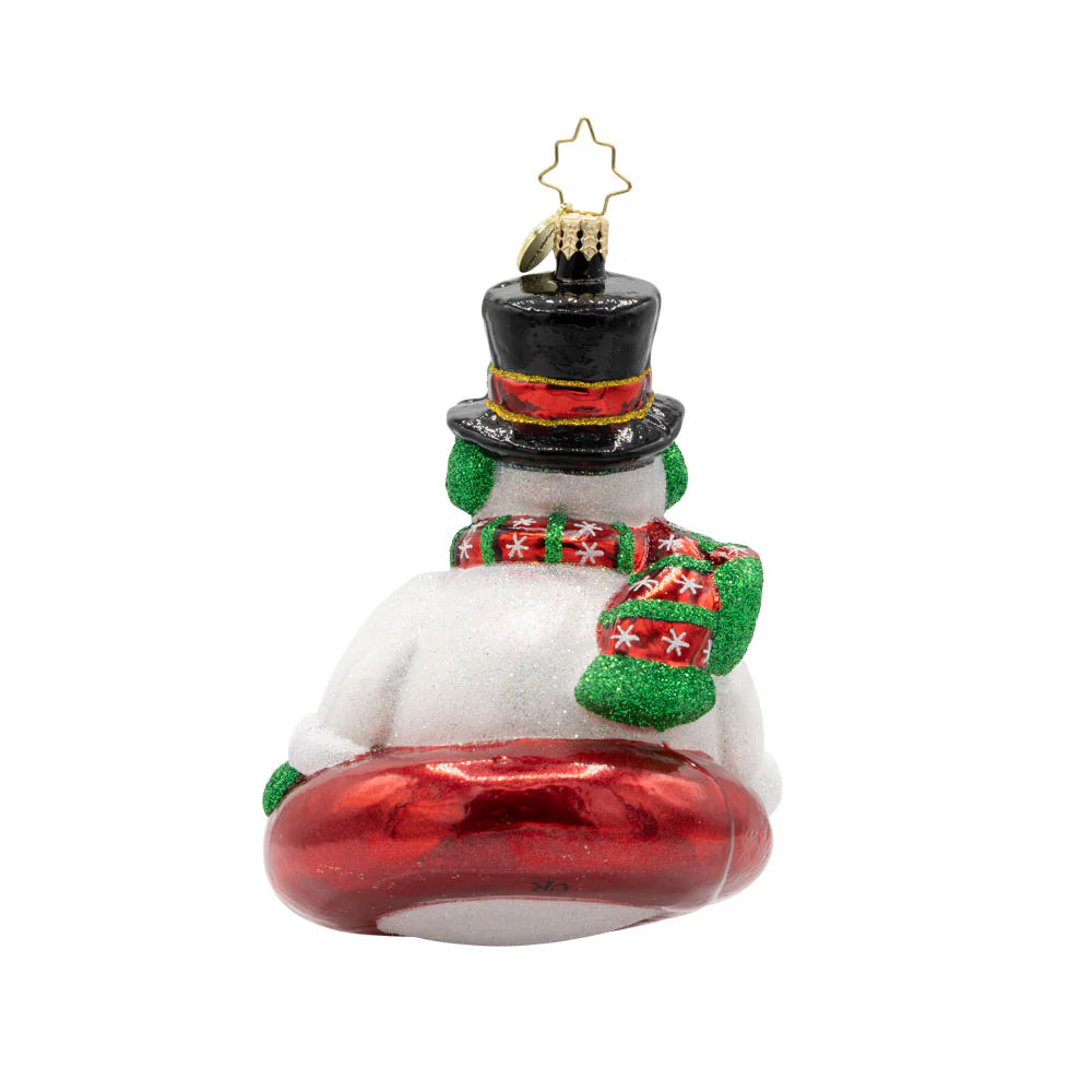 Snowy Slider ornament