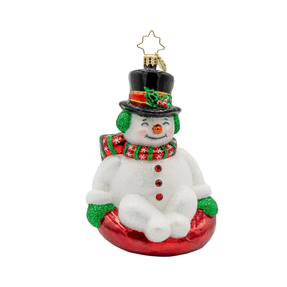 Snowy Slider ornament