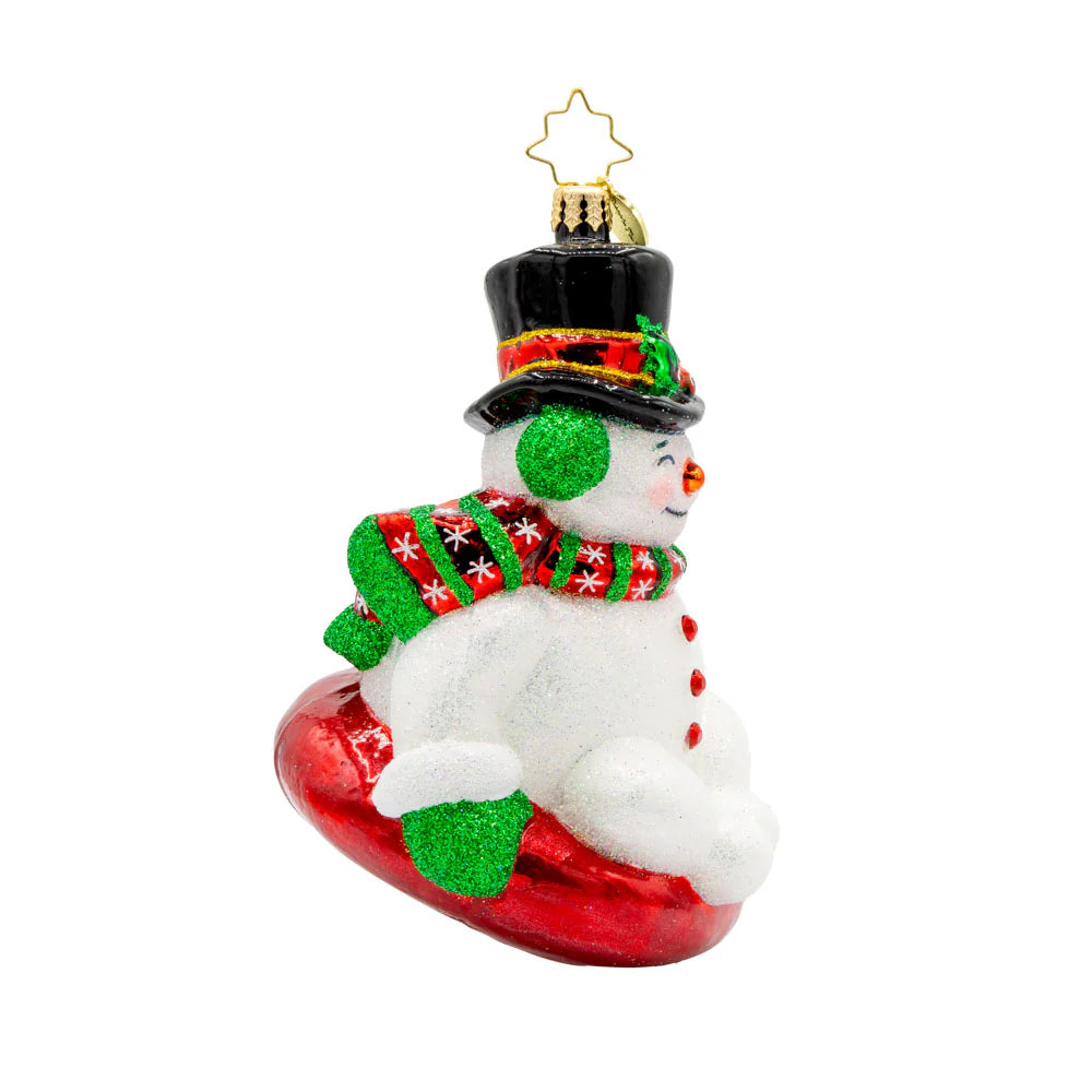 Snowy Slider ornament
