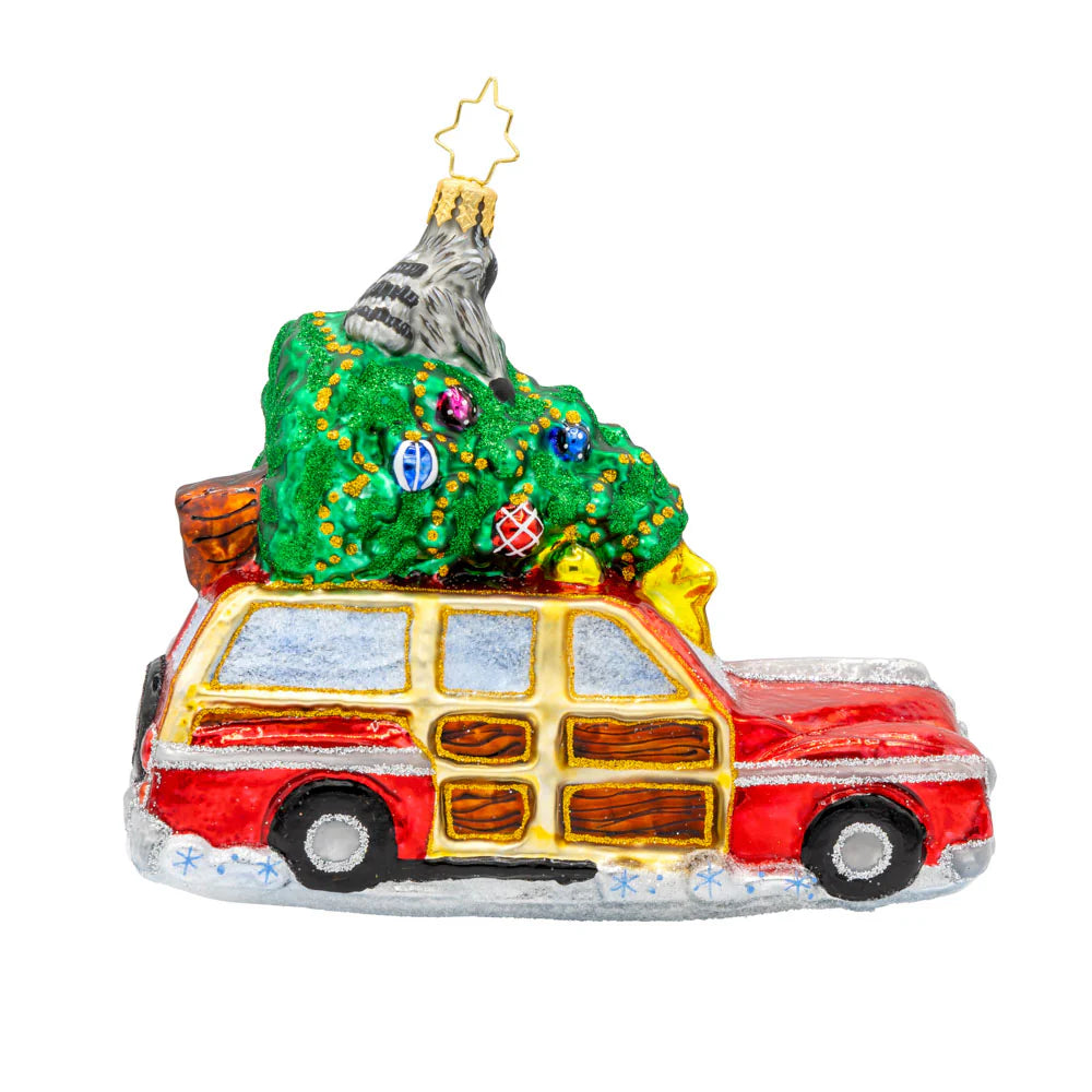 Santa's Woodland Adventure ornament