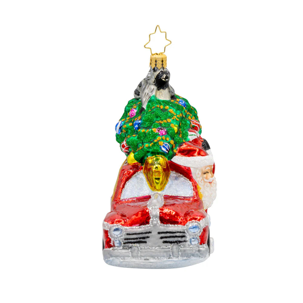 Santa's Woodland Adventure ornament