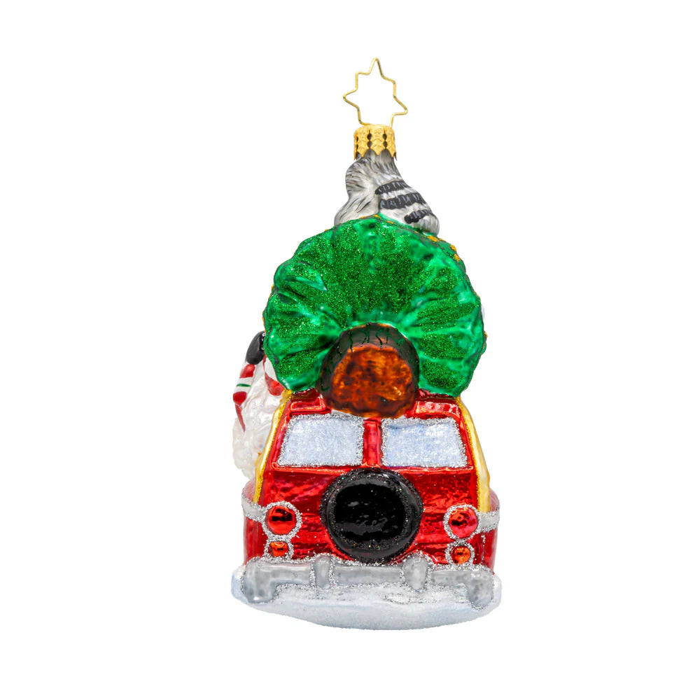 Santa's Woodland Adventure ornament