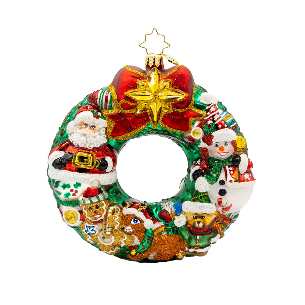 Jingle All The Way Wreath ornament