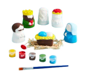 Paint Your Own Nativity Set