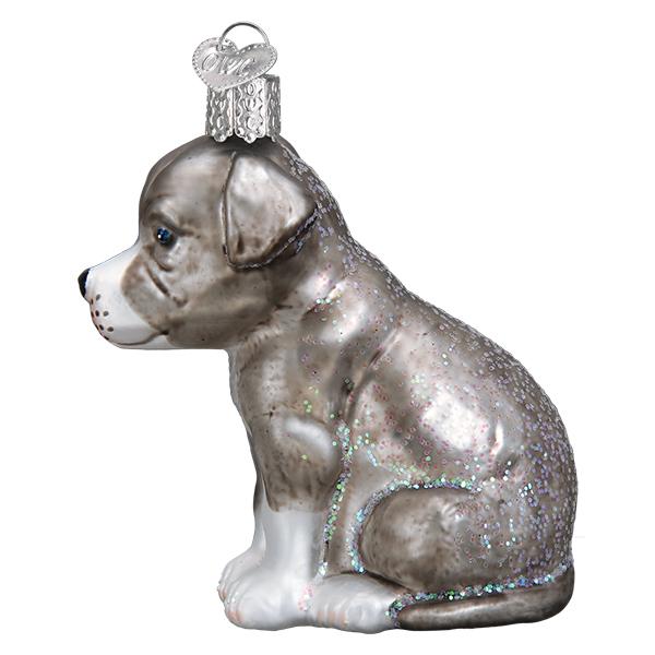 Pitbull Pup Ornament  Old World Christmas   