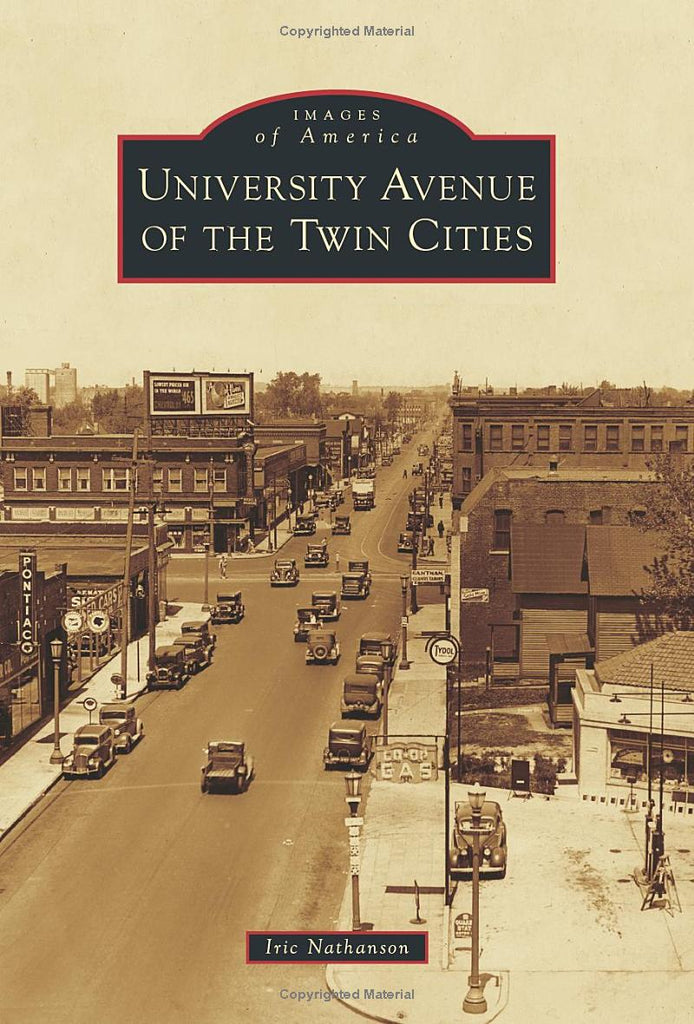 book cover with picture of university avenue 