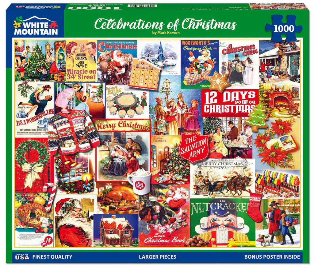 Celebrations of Christmas 1000 Piece Puzzle