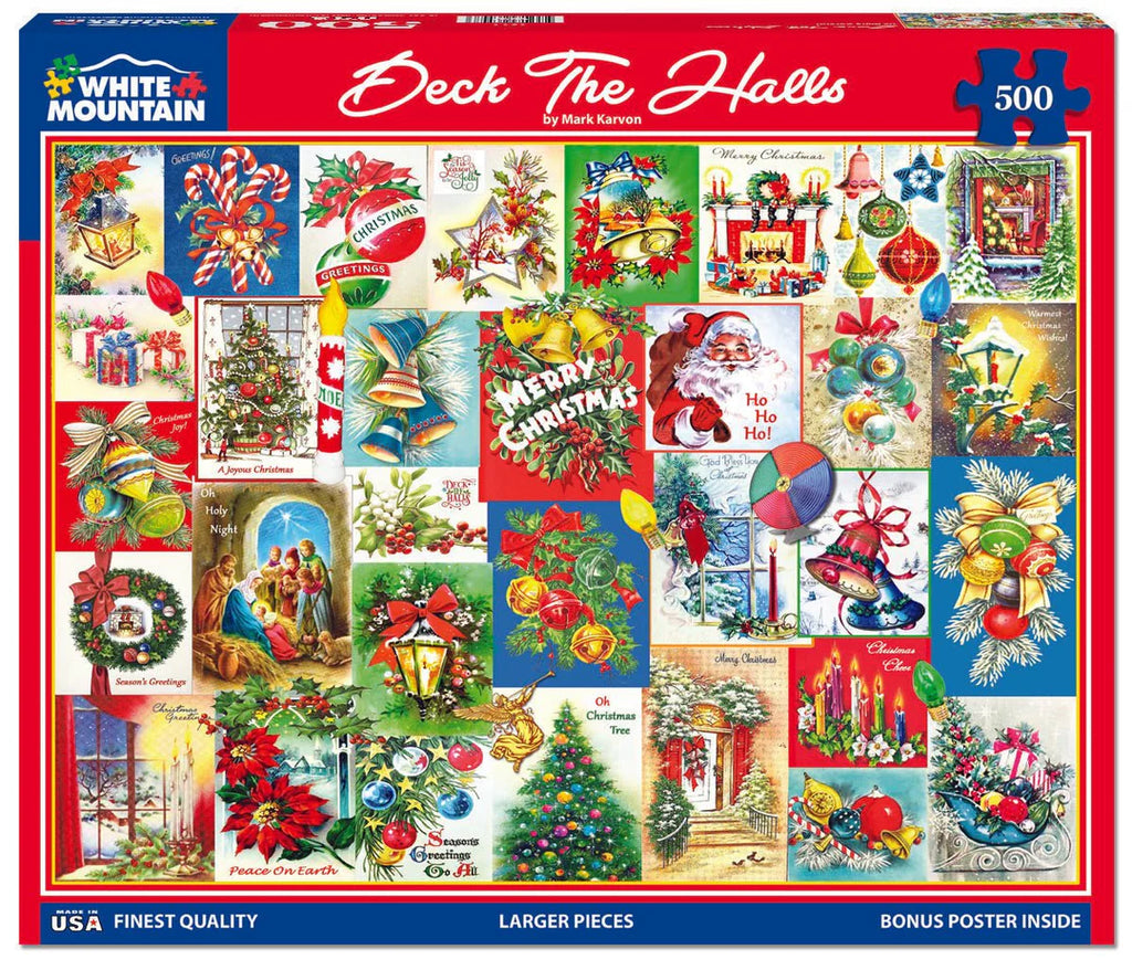Deck the Halls 500 Piece Puzzle