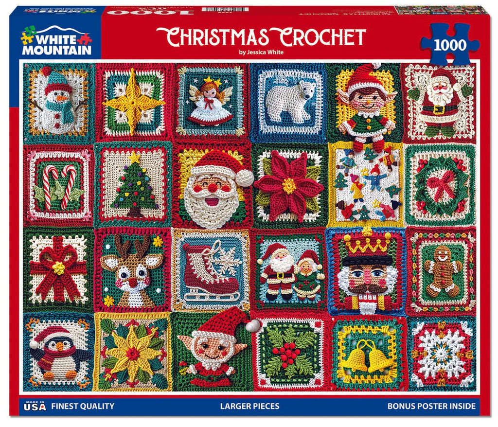 Christmas Crochet 1000 Piece Puzzle
