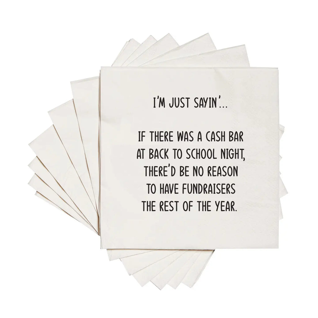 If There Was A Cash Bar Cocktail Napkins