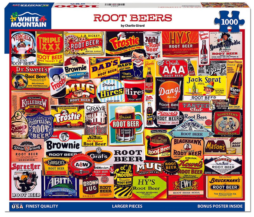 Root Beers 1000 Piece Puzzle