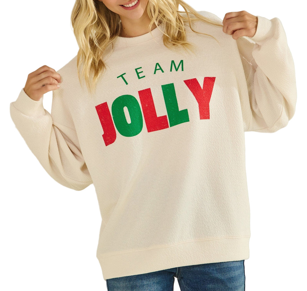 "Team Jolly" Knit Top