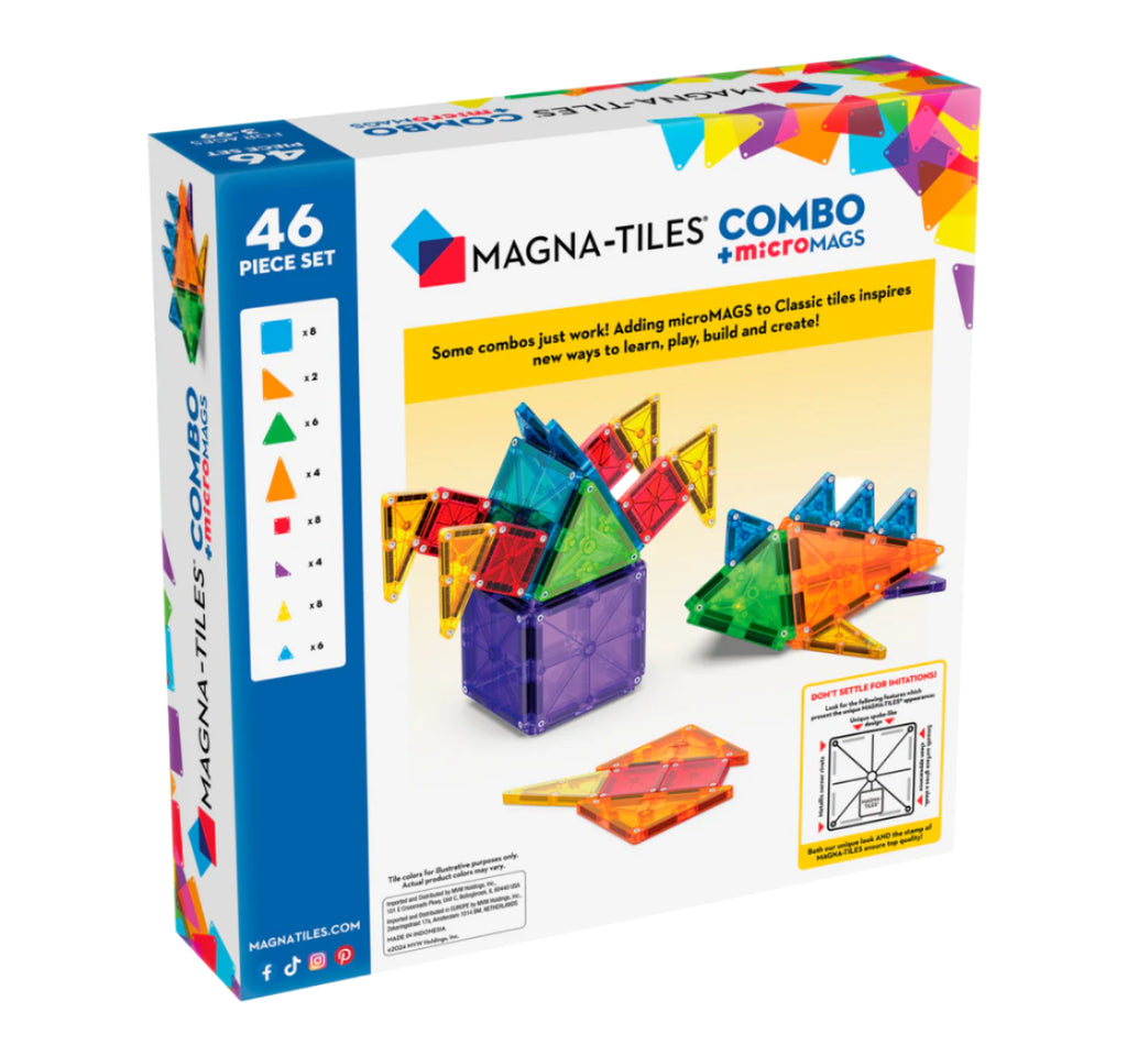 Magna-Tiles 46pc Combo Set