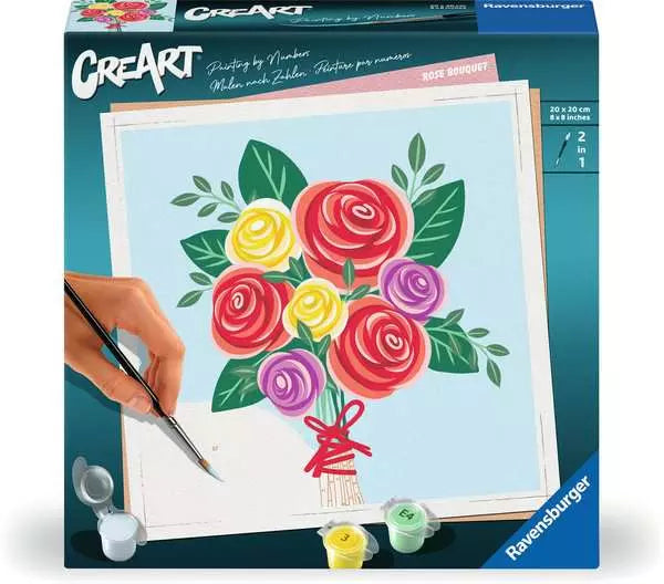 CreArt Rose Bouquet Paint By Number
