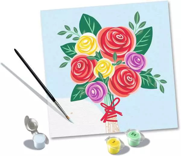 CreArt Rose Bouquet Paint By Number