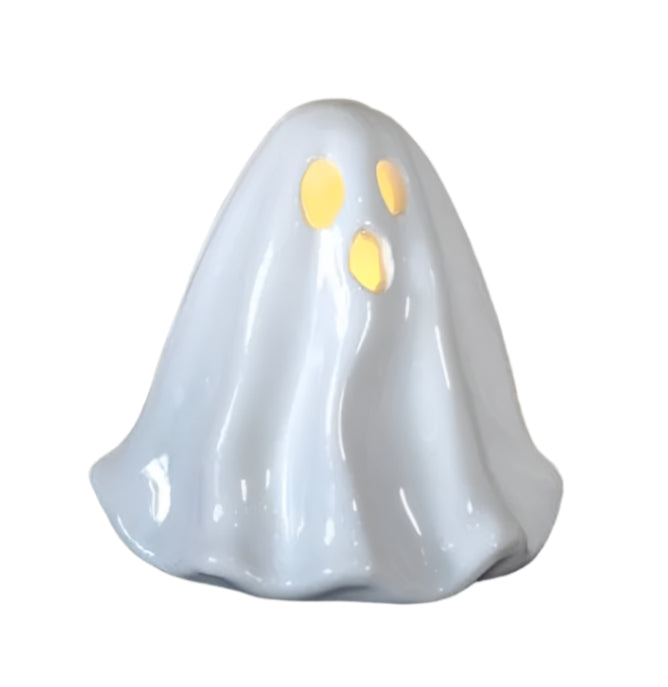 LED Ceramic Flowy Ghost Small