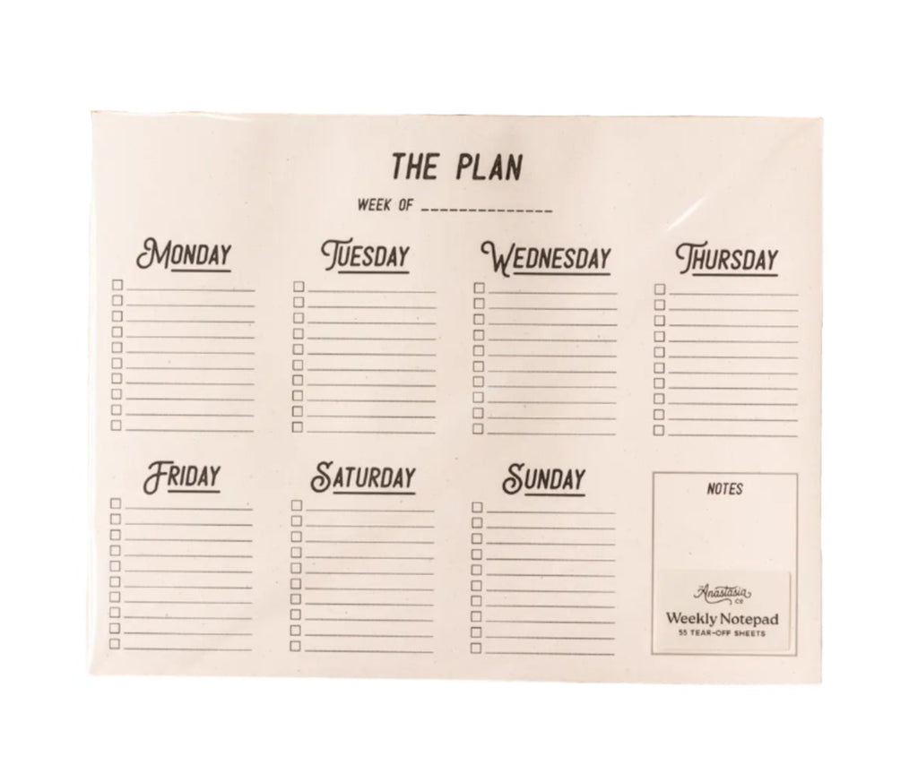 Weekly Planner Notepad