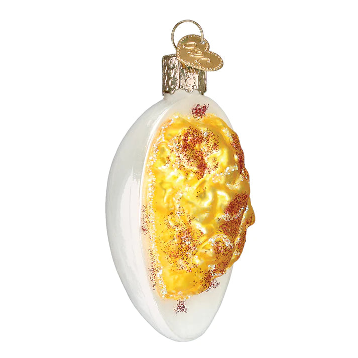 Deviled Egg Ornament  Old World Christmas   