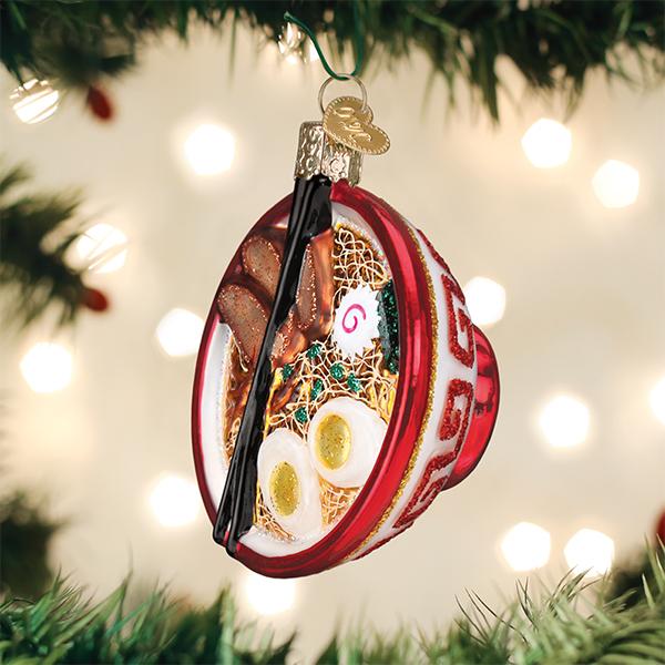 Bowl of Ramen Ornament  Old World Christmas   