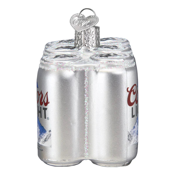 Coors Light Six Pack Ornament  Old World Christmas   