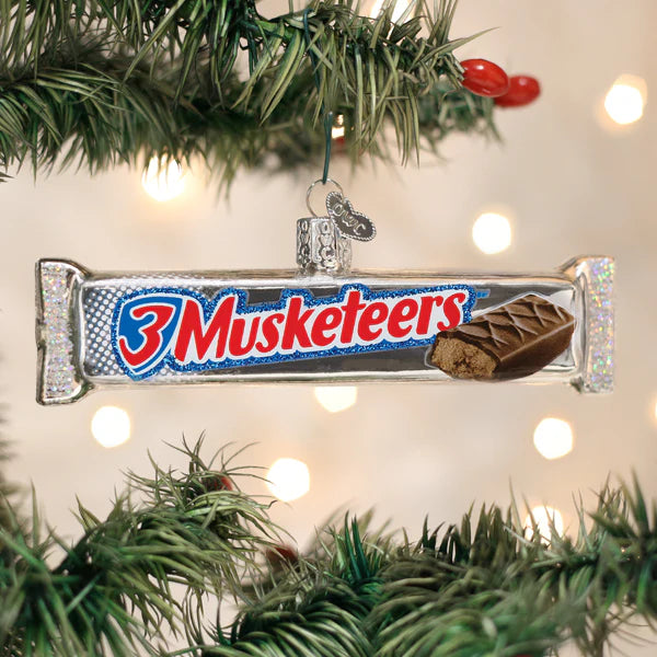 3 Musketeers Glass Ornament  Old World Christmas   