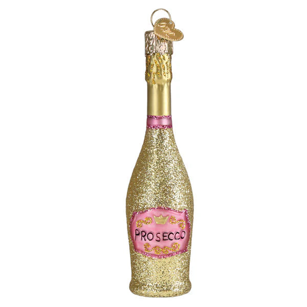 Prosecco Bottle Ornament  Old World Christmas   