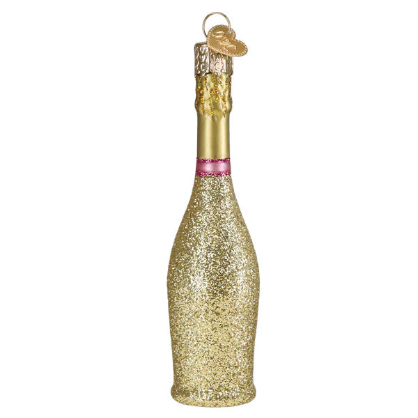 Prosecco Bottle Ornament  Old World Christmas   