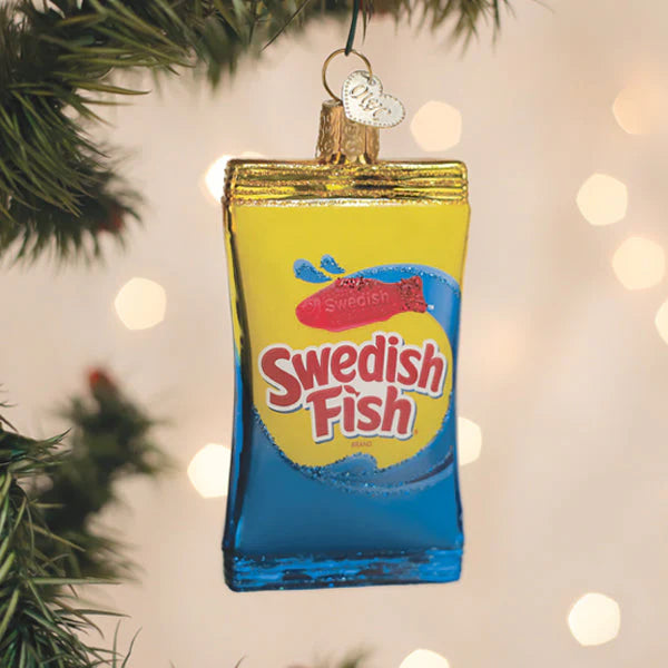 Swedish Fish Glass Ornament