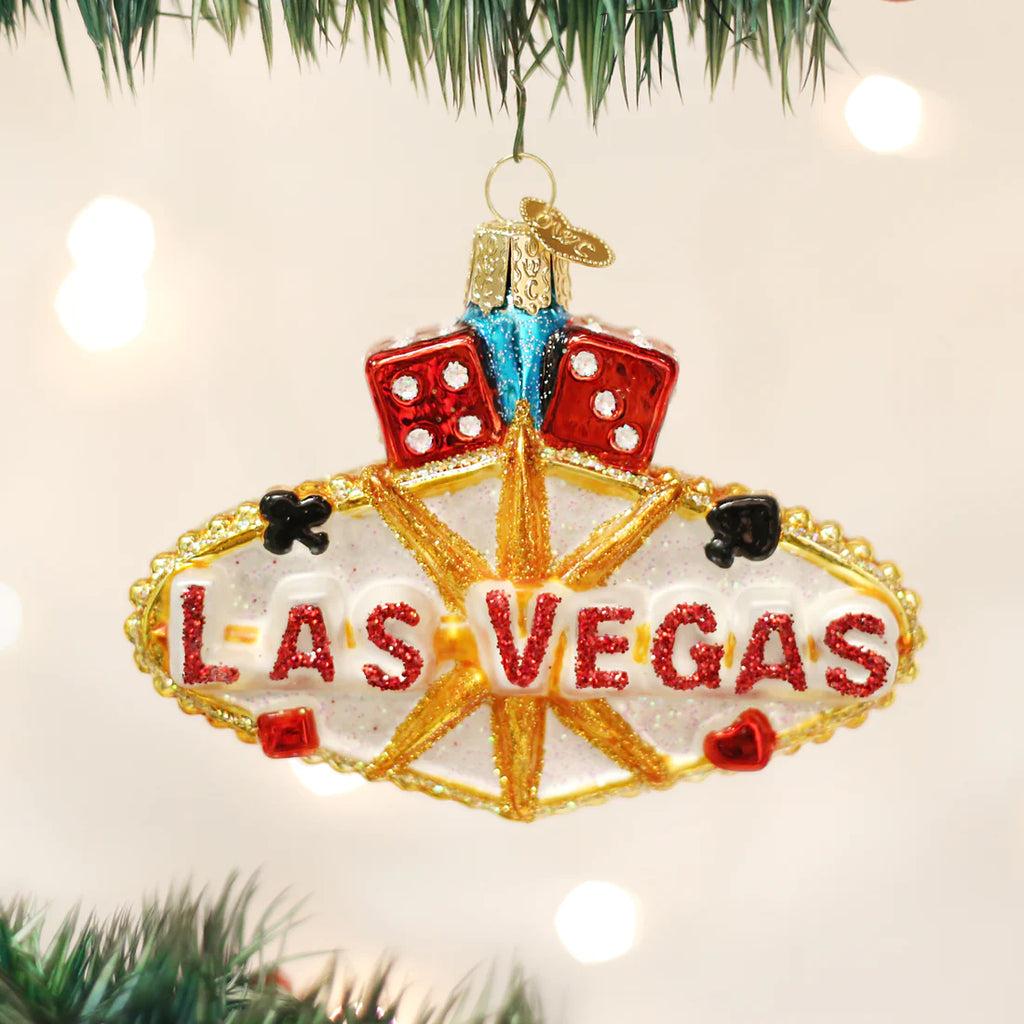 Las Vegas Sign Ornament  Old World Christmas   